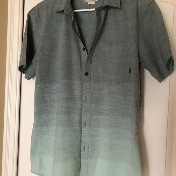 Billabong Faderade Short Sleeve Woven Shirt Medium - Picture 2 of 5